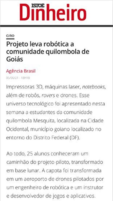 Matéria IstoÉ Dinheiro